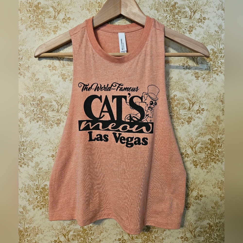 Small NWOT The Worlds Famous Cats Meow Racer Tank